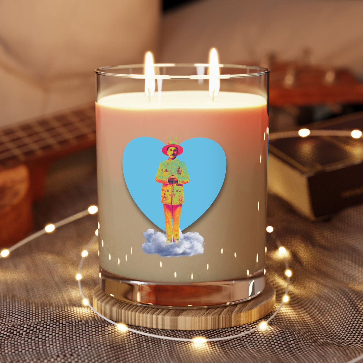 Scented Candle - Full Glass, 11oz - San José Gregorio Hernández Pop 2