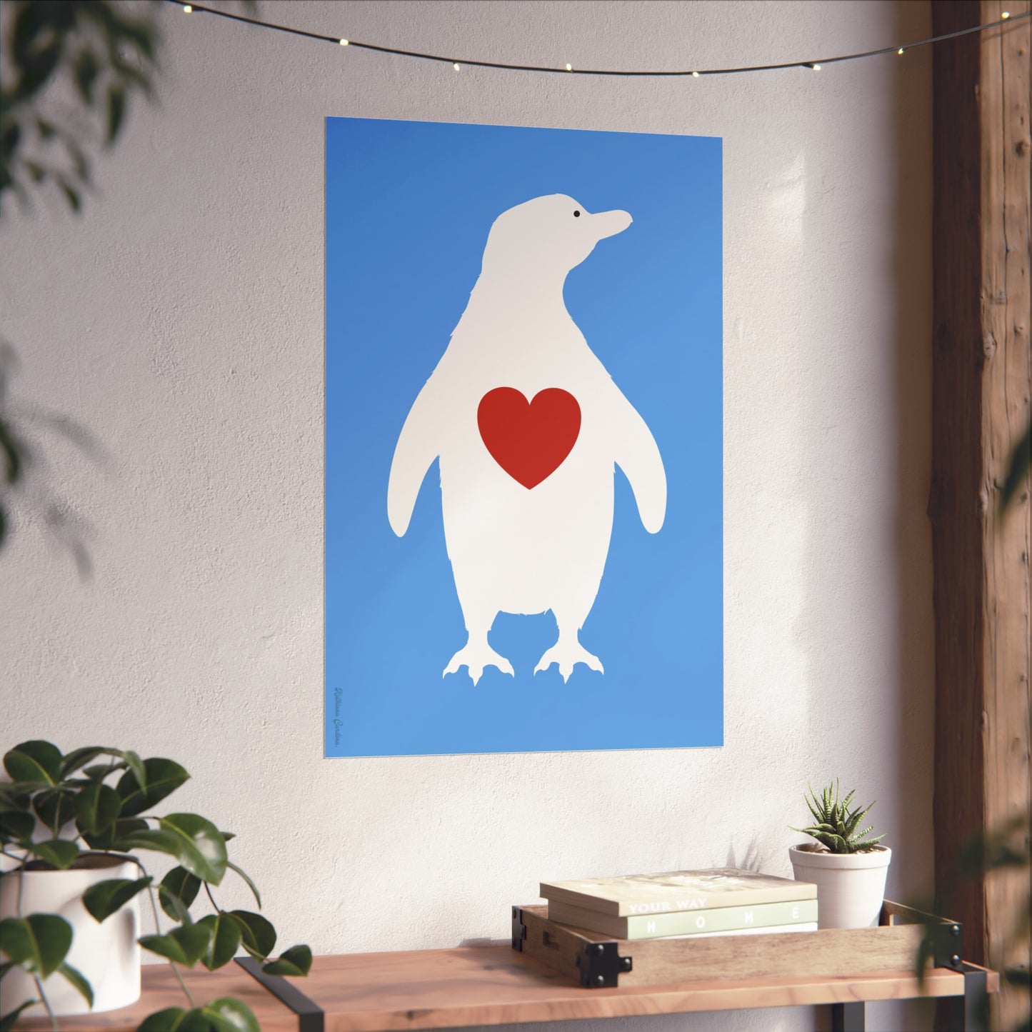 Giclée Fine Art Print - Save them, Penguin Galapagos
