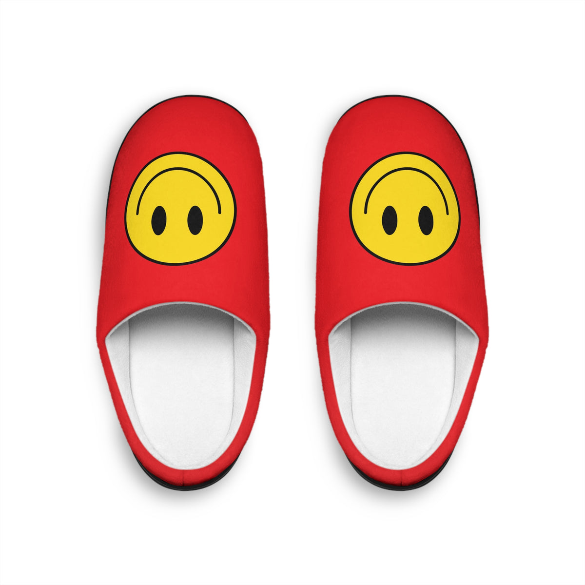 Chaussons d'intérieur pour femmes - Visage heureux