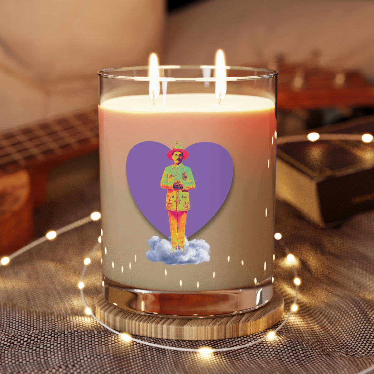 Scented Candle - Full Glass, 11oz - San José Gregorio Hernández Pop 2