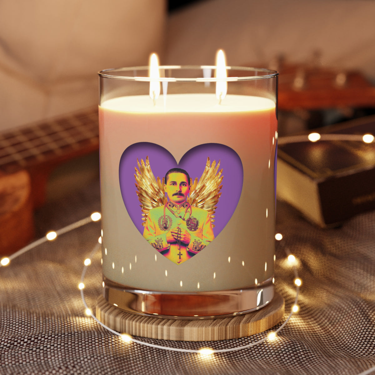 Scented Candle - Full Glass, 11oz - San José Gregorio Hernández Pop 1