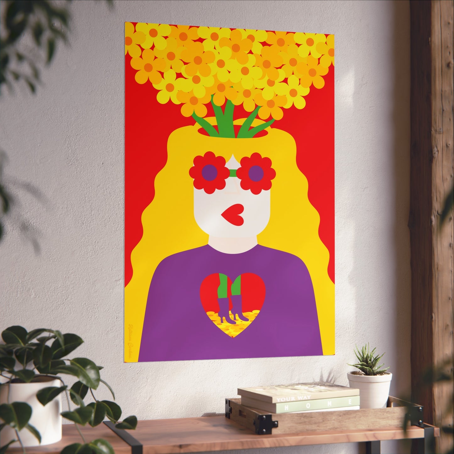 Giclée Fine Art Print - Tree & Me - Araguaney