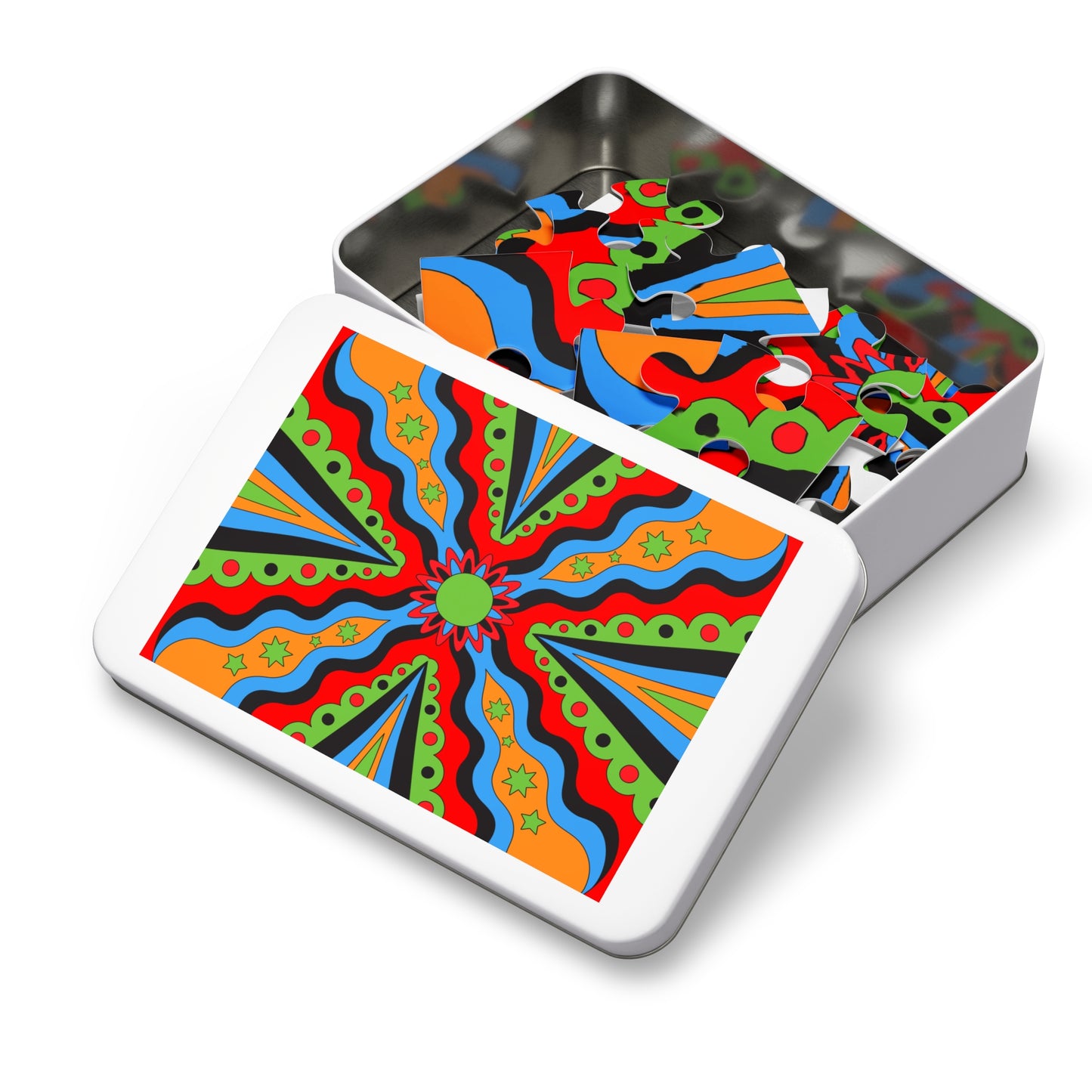 Jigsaw Puzzle Psychedelic (30, 110, 252, 500,1000-Piece)