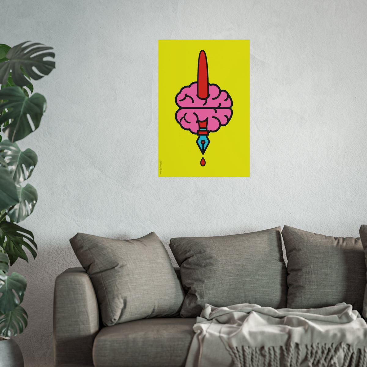 Giclée-Kunstdruck – Schluss mit der Zensur! Bürger für freie Länder