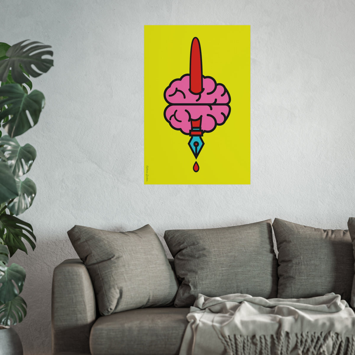 Giclée-Kunstdruck – Schluss mit der Zensur! Bürger für freie Länder