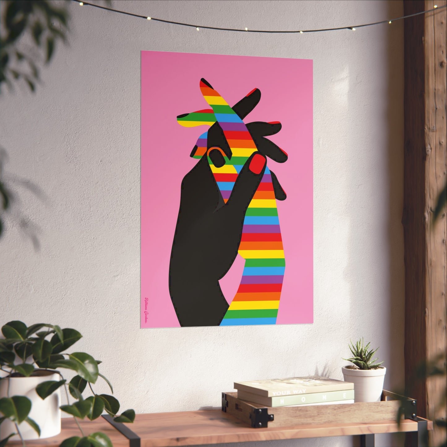 Giclée Fine Art Print - Aceptación Manos Lgbti