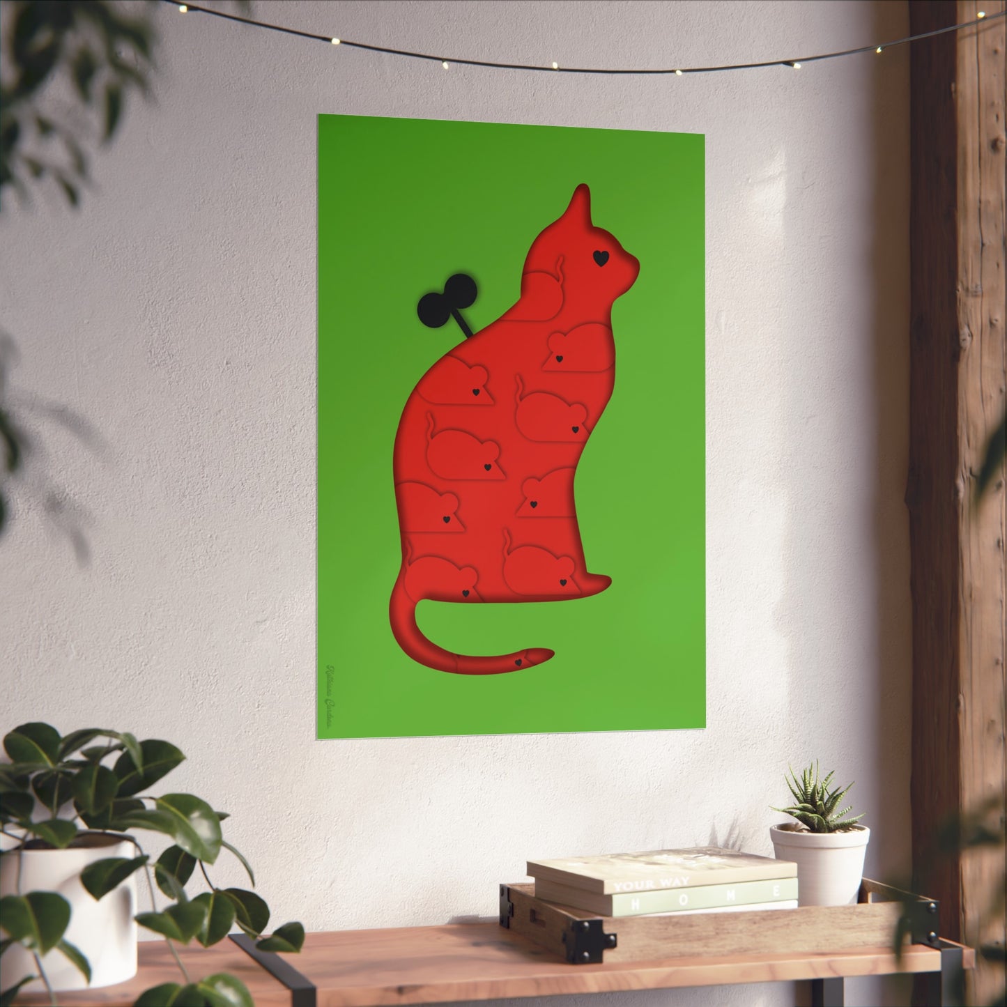 Giclée Fine Art Print - Coexistence green