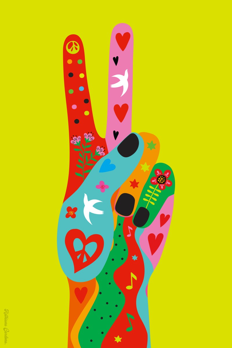 Giclée Fine Art Print - Peace & Happiness