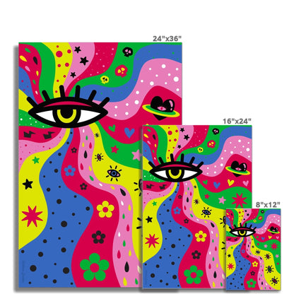 Giclée Fine Art Print  - The Subjects Look, The Objects Gaze -Eye version-