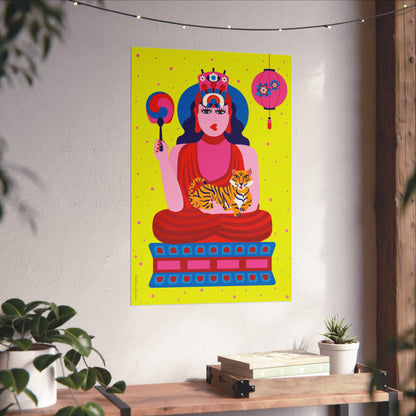 Giclée Fine Art Print  - Anyeong Korea - Buddha Statue, Seokguram Grotto