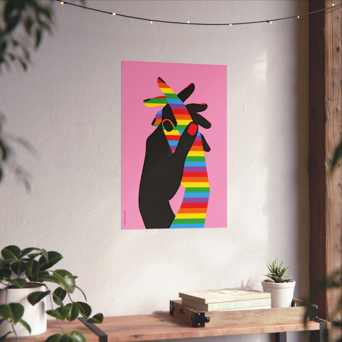 Giclée Fine Art Print - Aceptación Manos Lgbti 