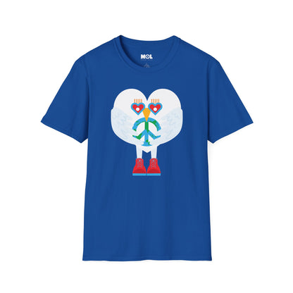 Peace & Love to the World Unisex Softstyle T-Shirt