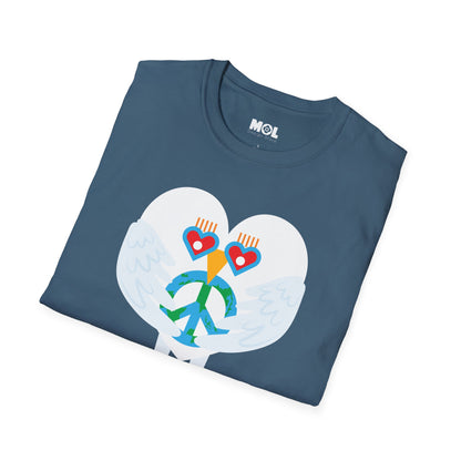 Peace & Love to the World Unisex Softstyle T-Shirt