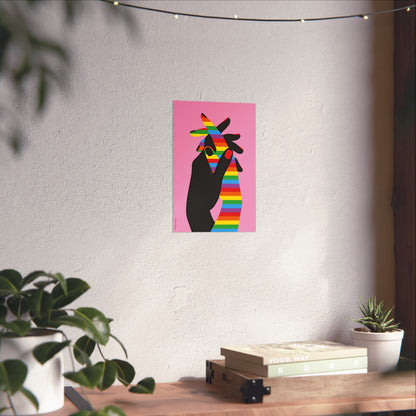 Giclée Fine Art Print - Aceptación Manos Lgbti 
