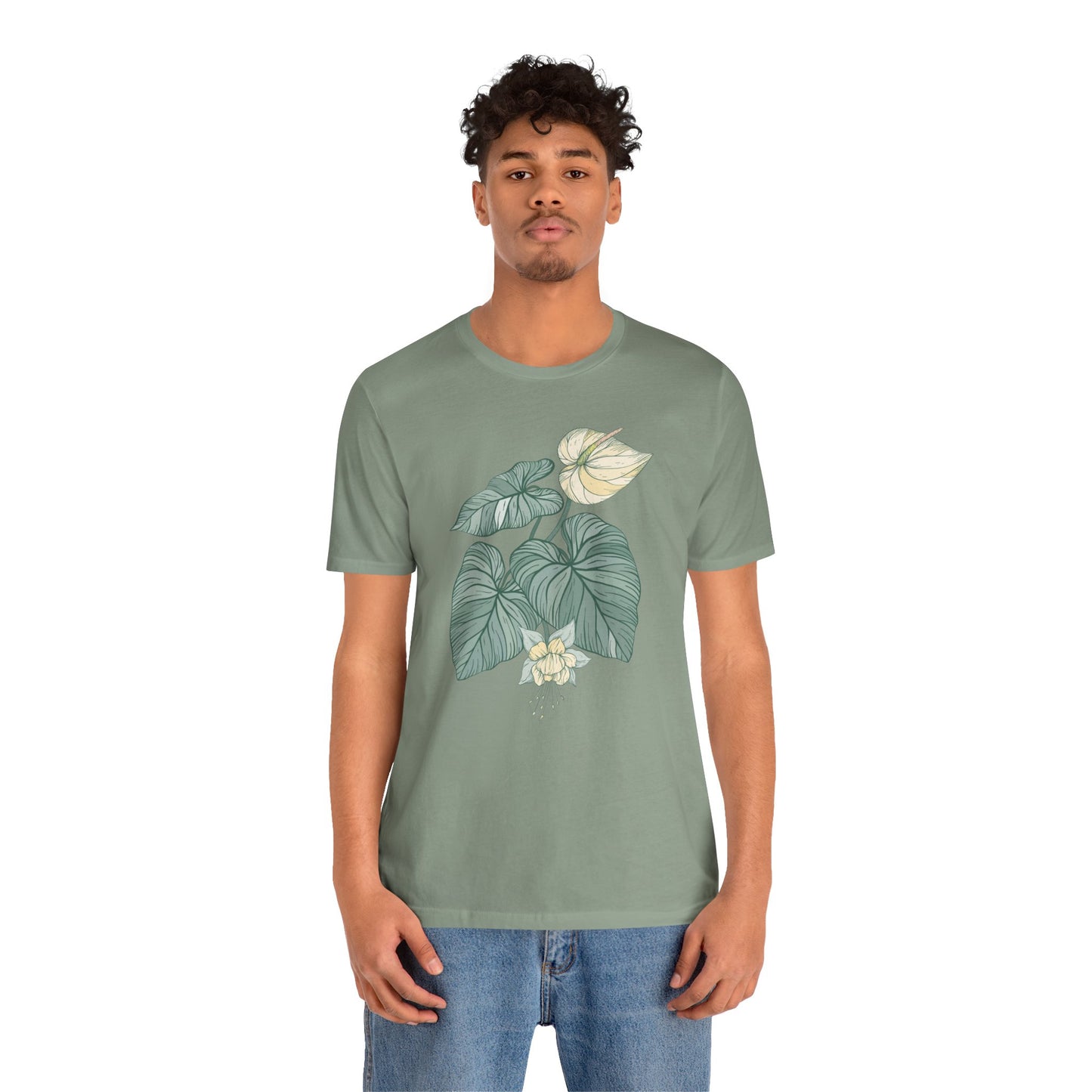 Unisex Basic T-Shirt | Bella + Canvas 300 - Vplants Monstera