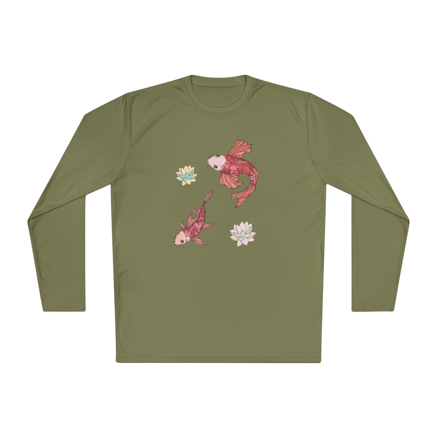 Unisex Langarmshirt Leicht Vplants - Koi