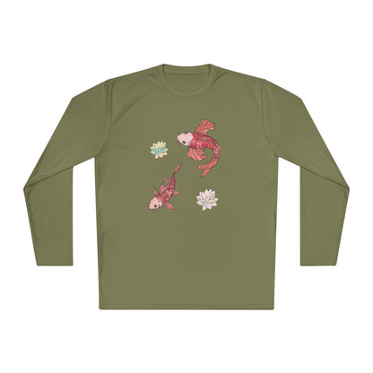 Unisex Langarmshirt Leicht Vplants - Koi