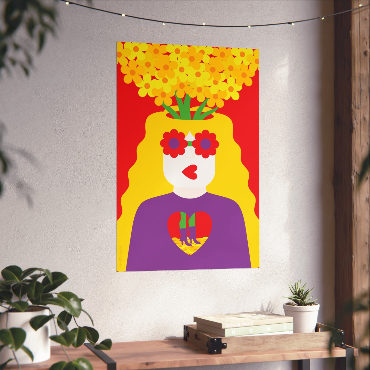 Giclée Fine Art Print  - Tree & Me - Araguaney