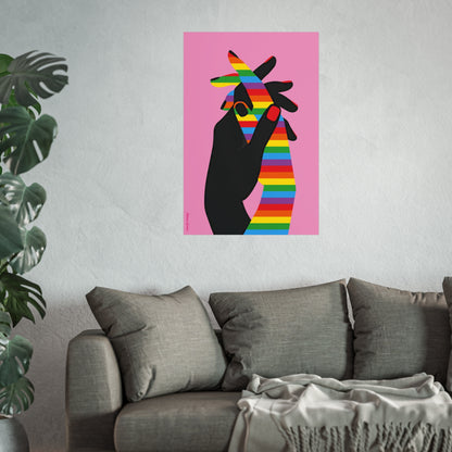 Giclée Fine Art Print - Aceptación Manos Lgbti 