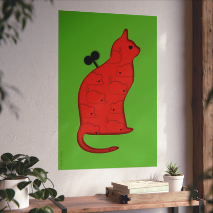 Giclée Fine Art Print  - Coexistence green