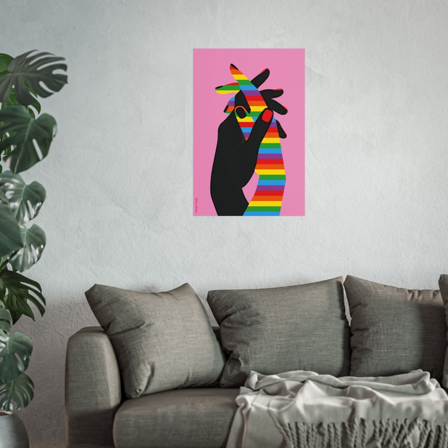 Giclée Fine Art Print - Aceptación Manos Lgbti 