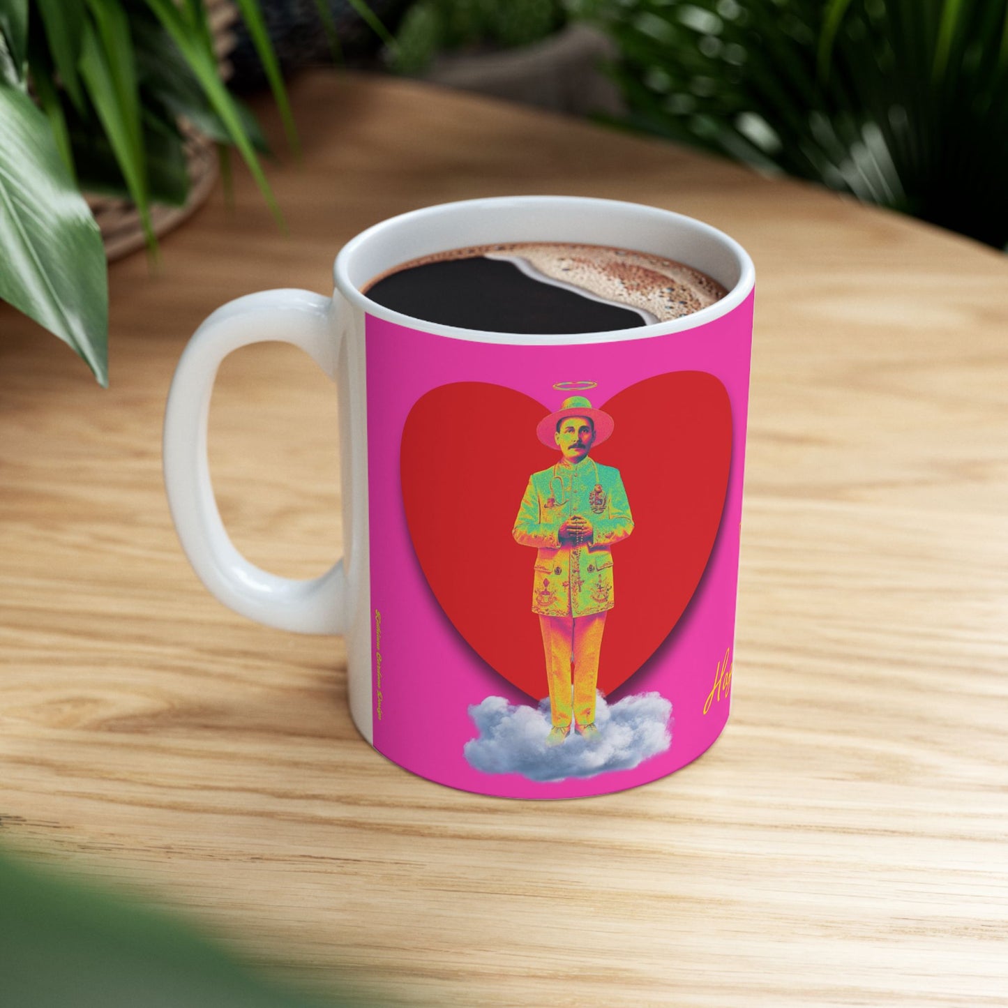 Ceramic Mug, (11oz, 15oz) San José Gregorio Hernández Pop 2