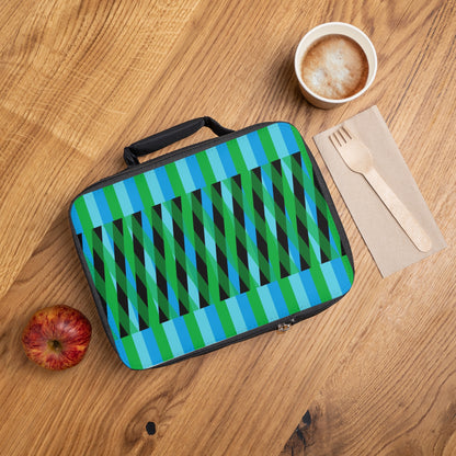 Lunch Bag Blue Stripes