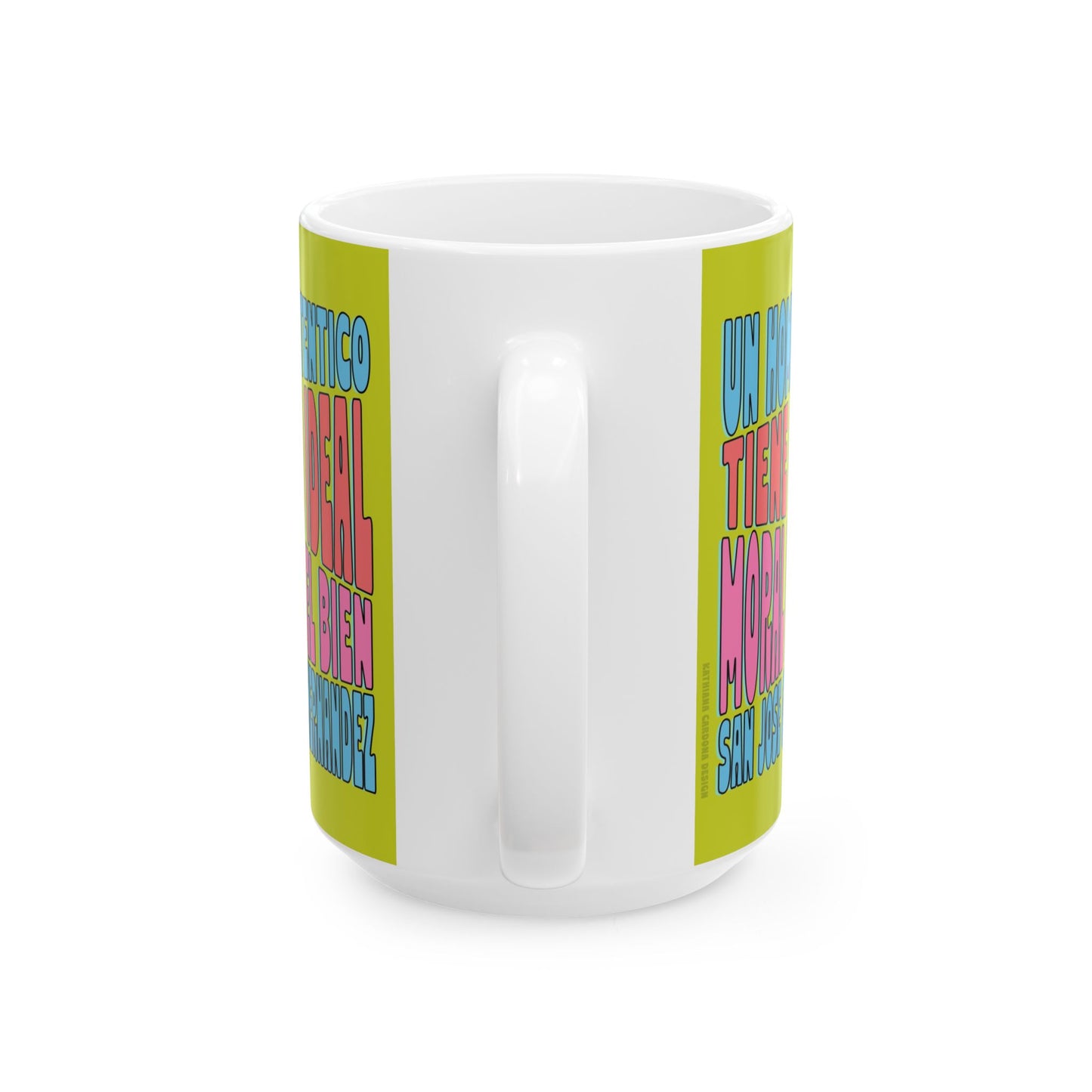 Ceramic Mug, (11oz, 15oz) San José Gregorio Hernández Poster - Winner in United Design Messages to Humanity