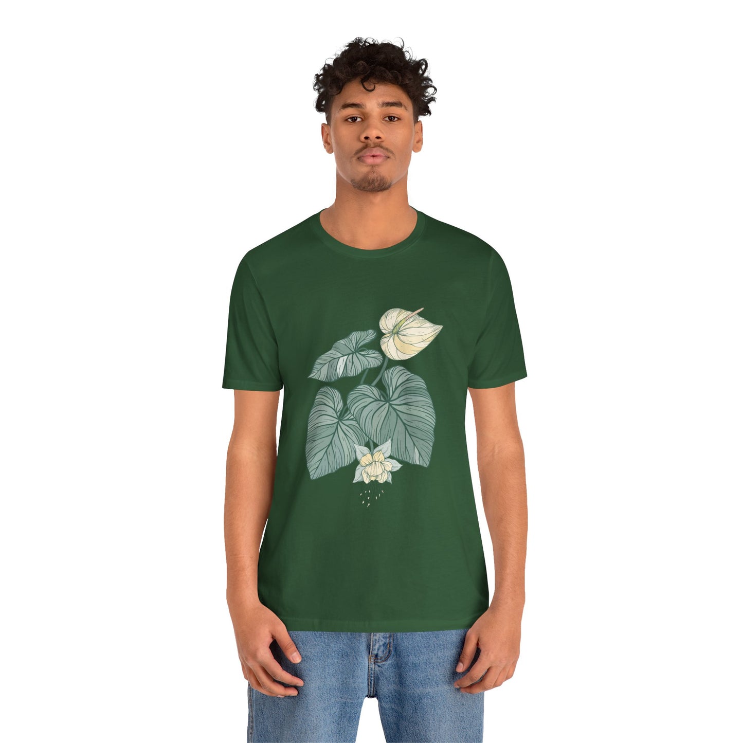 Unisex Basic T-Shirt | Bella + Canvas 300 - Vplants Monstera