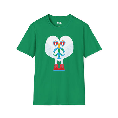 Peace & Love to the World Unisex Softstyle T-Shirt