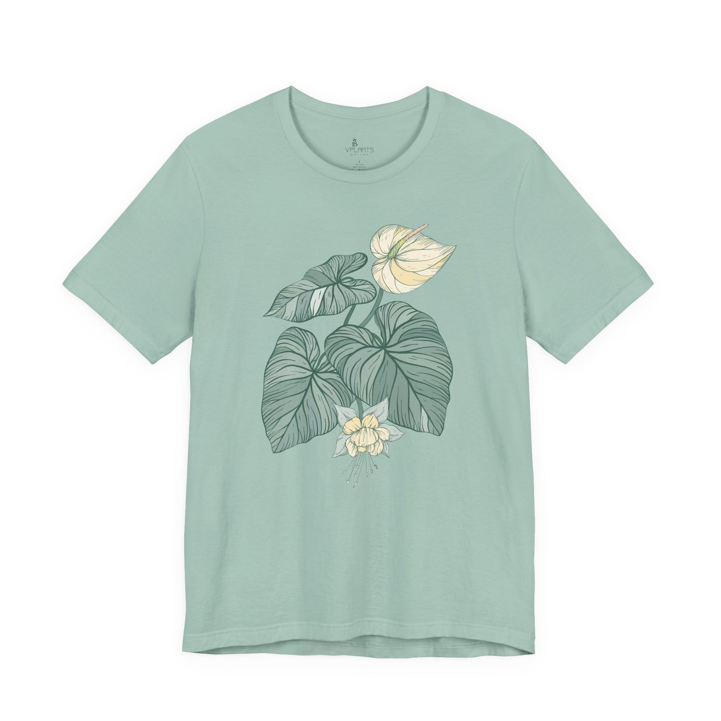 Unisex Basic T-Shirt | Bella + Canvas 300 - Vplants Monstera