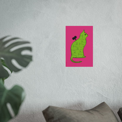 Giclée Fine Art Print  - Coexistence pink