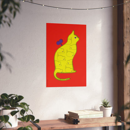 Impresión Giclée Fine Art - Convivencia limón rojo 