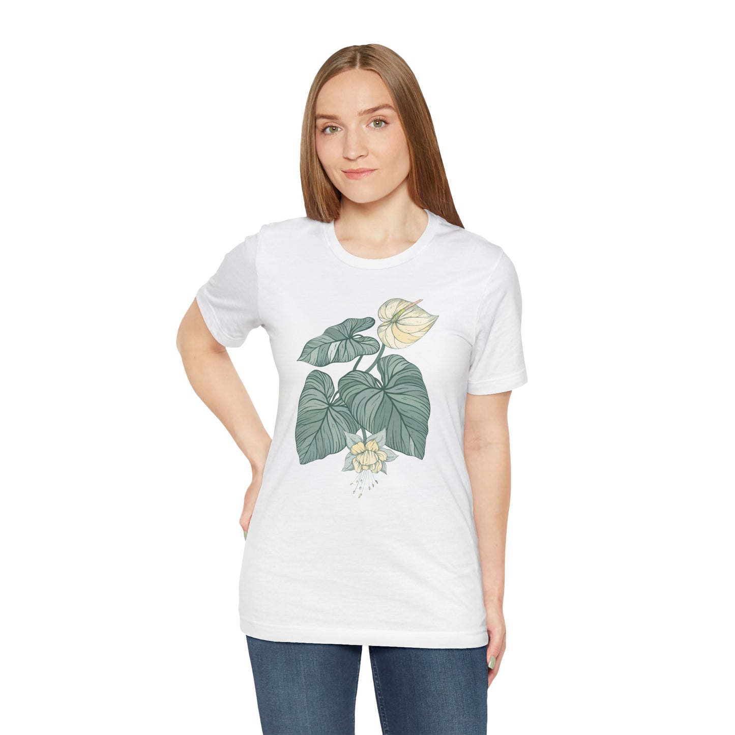 Unisex Basic T-Shirt | Bella + Canvas 300 - Vplants Monstera