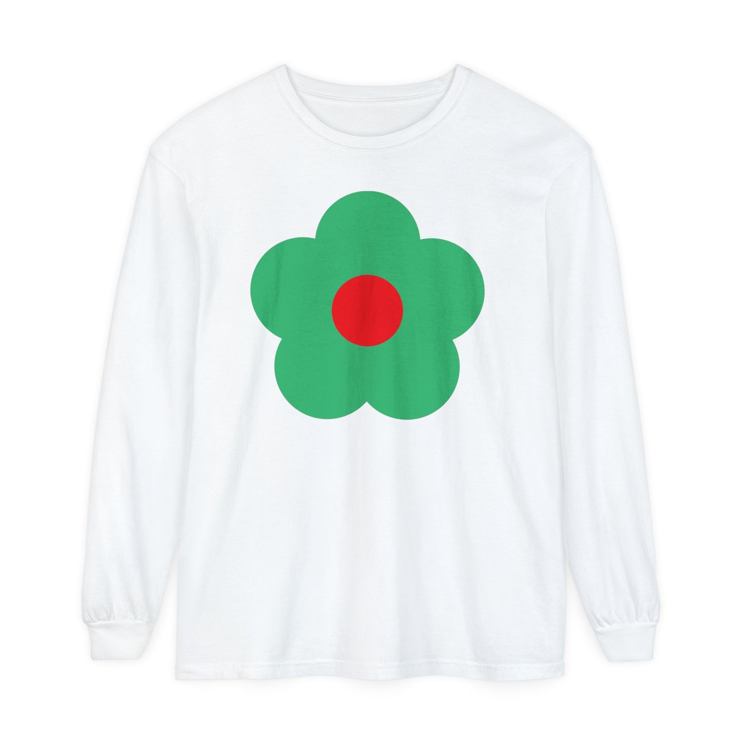 Unisex Garment-dyed Long Sleeve T-Shirt assorted images and colors!