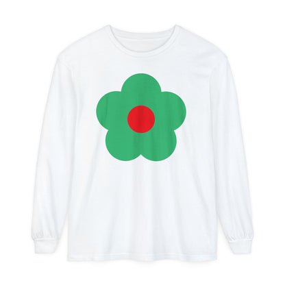 Unisex Garment-dyed Long Sleeve T-Shirt assorted images and colors!