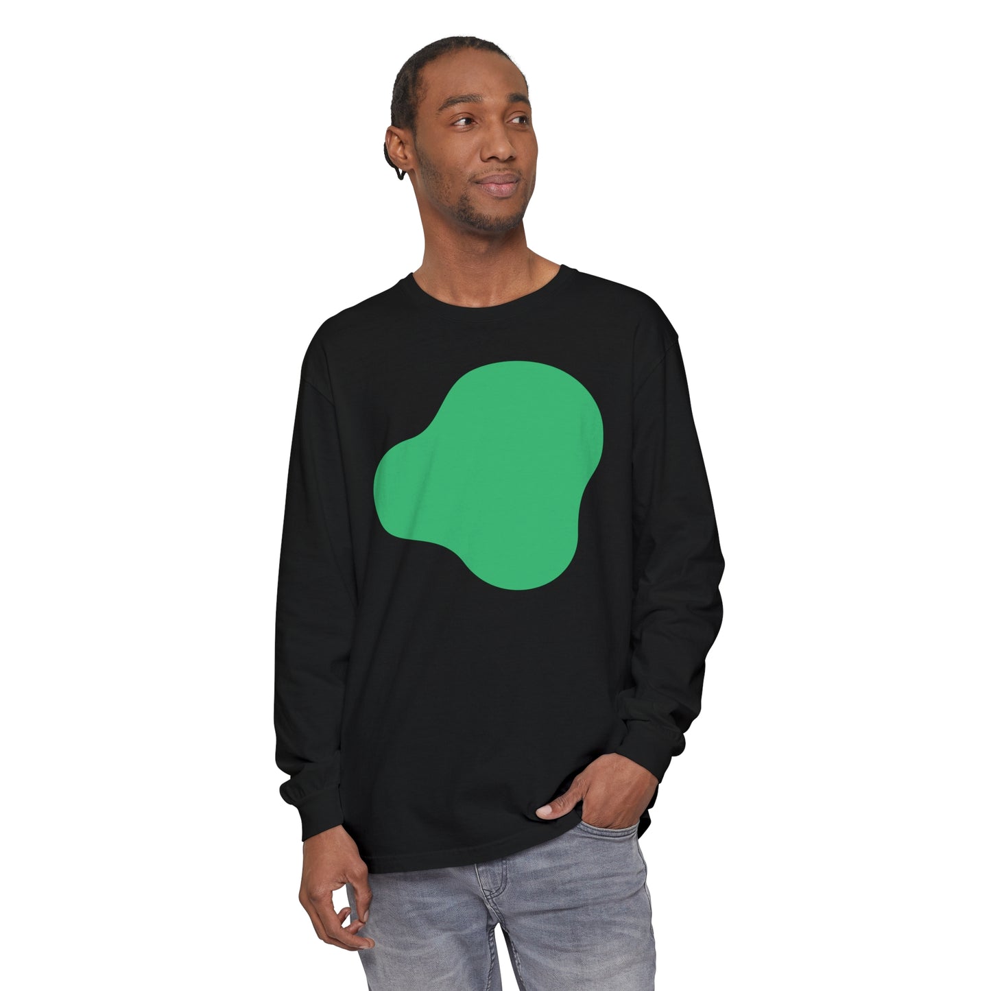 Unisex Garment-dyed Long Sleeve T-Shirt assorted images and colors!