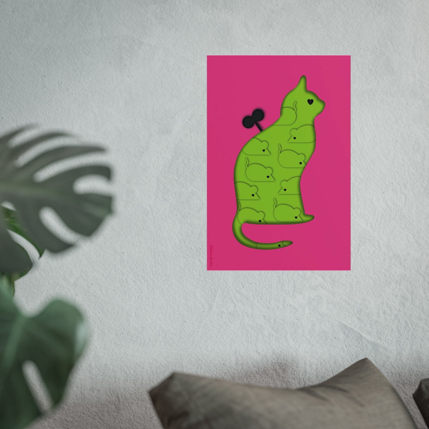 Giclée Fine Art Print  - Coexistence pink