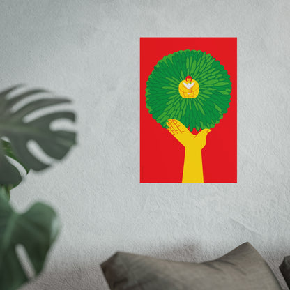 Giclée Fine Art Print  - Tree & Me - Plant a Tree for Childrens War