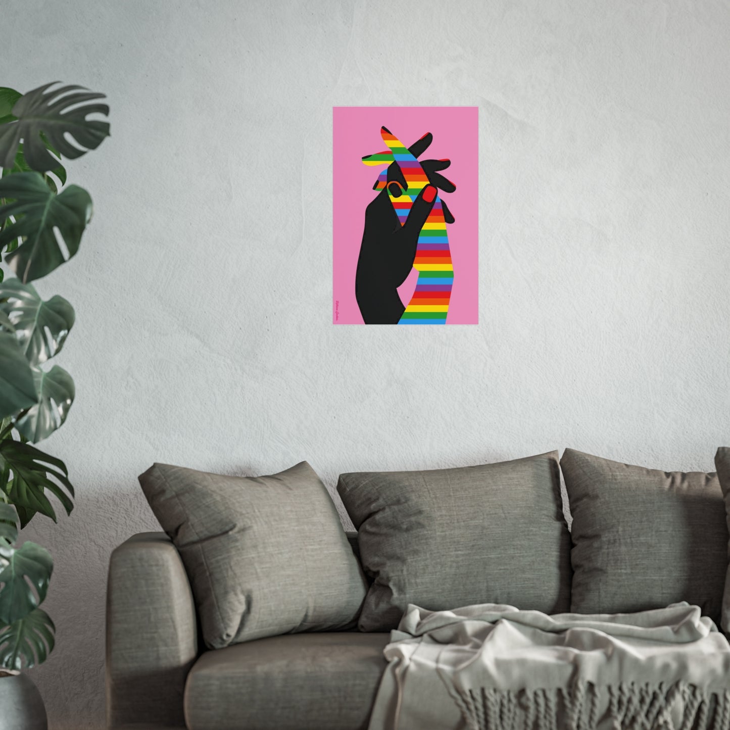 Giclée Fine Art Print - Aceptación Manos Lgbti 