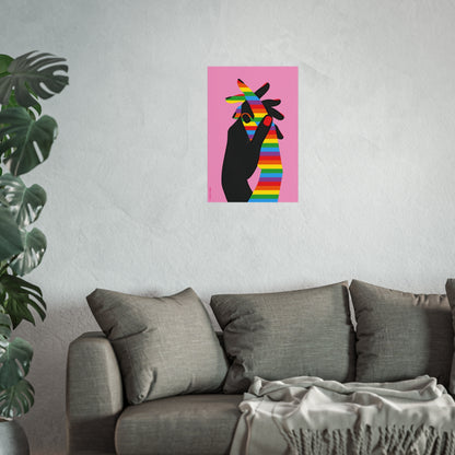 Giclée Fine Art Print - Aceptación Manos Lgbti 