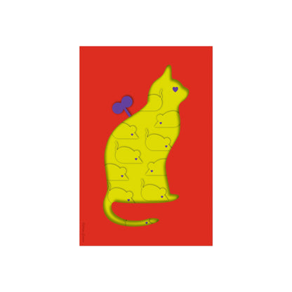 Impresión Giclée Fine Art - Convivencia limón rojo 