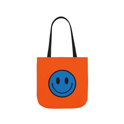 Happy Face Assorted Colors Canvas Tote Bag