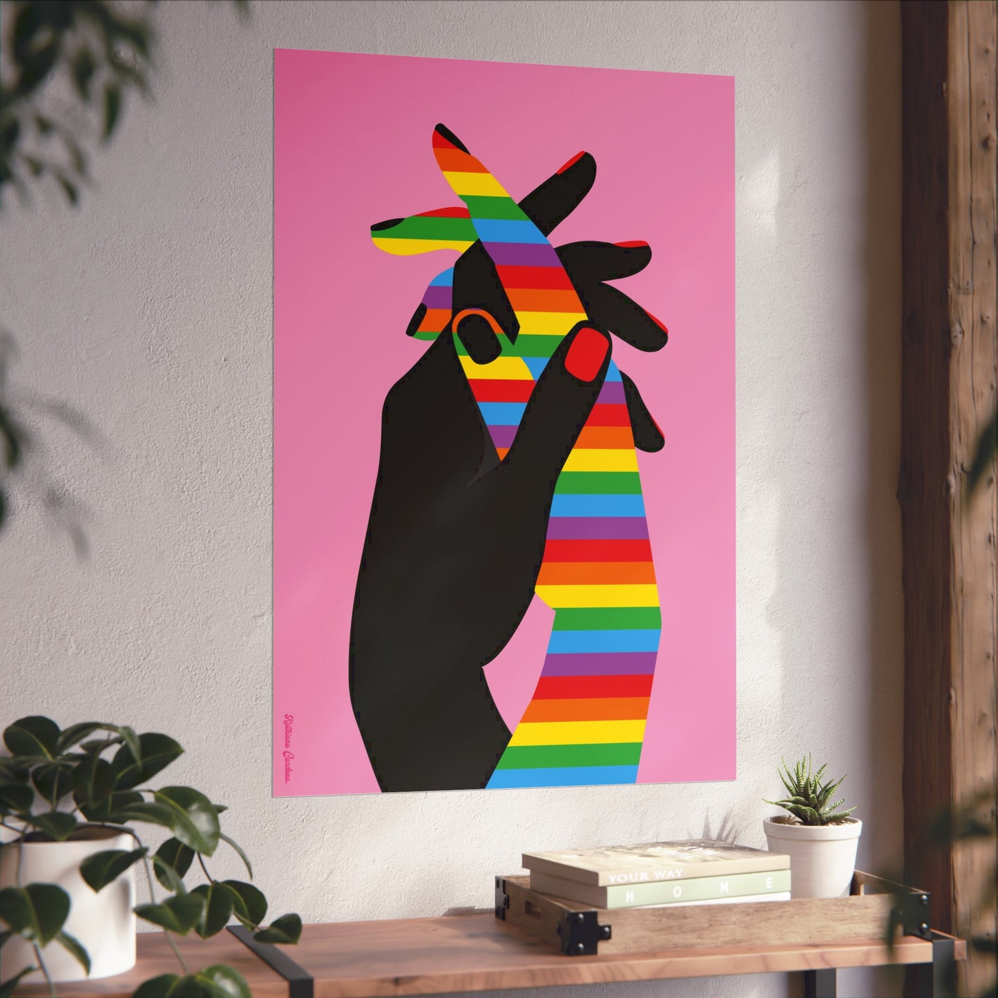 Giclée Fine Art Print - Aceptación Manos Lgbti 