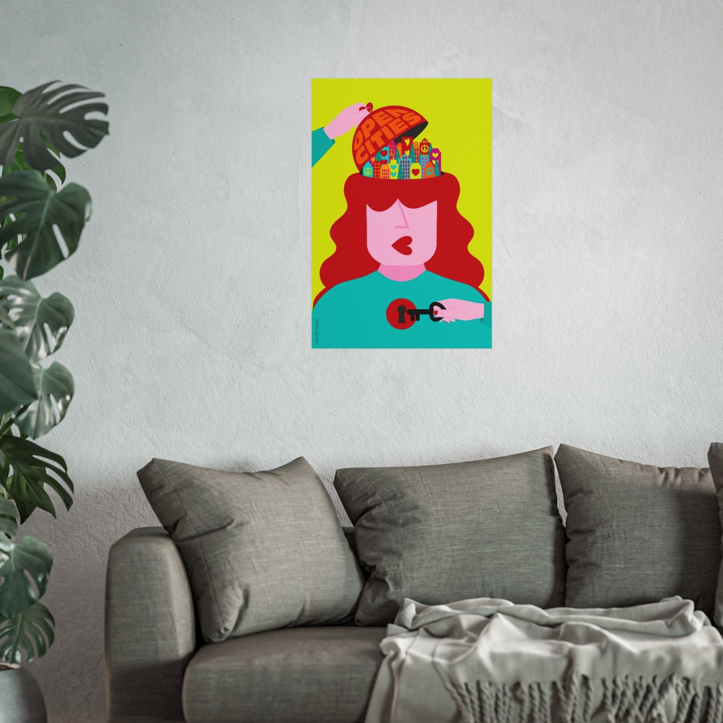 Impresión de bellas artes Giclée - Ciudades abiertas 