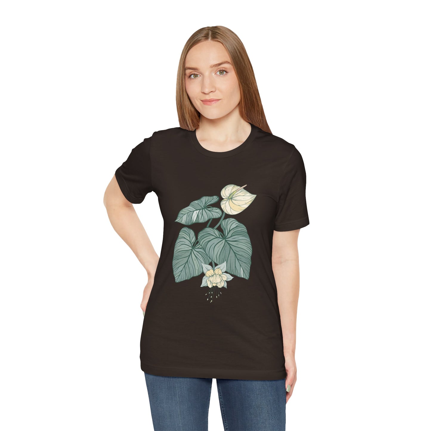 Unisex Basic T-Shirt | Bella + Canvas 300 - Vplants Monstera