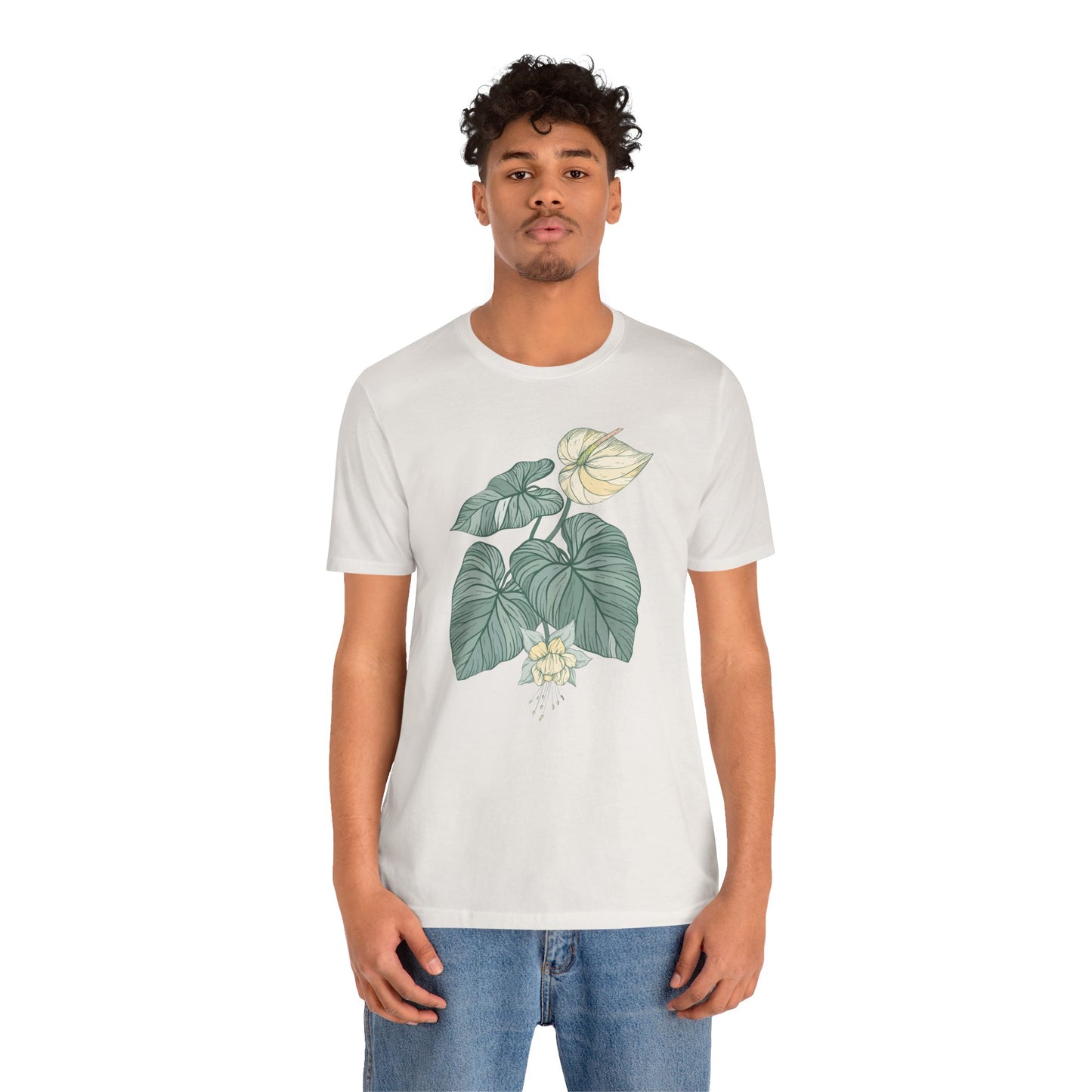 Unisex Basic T-Shirt | Bella + Canvas 300 - Vplants Monstera