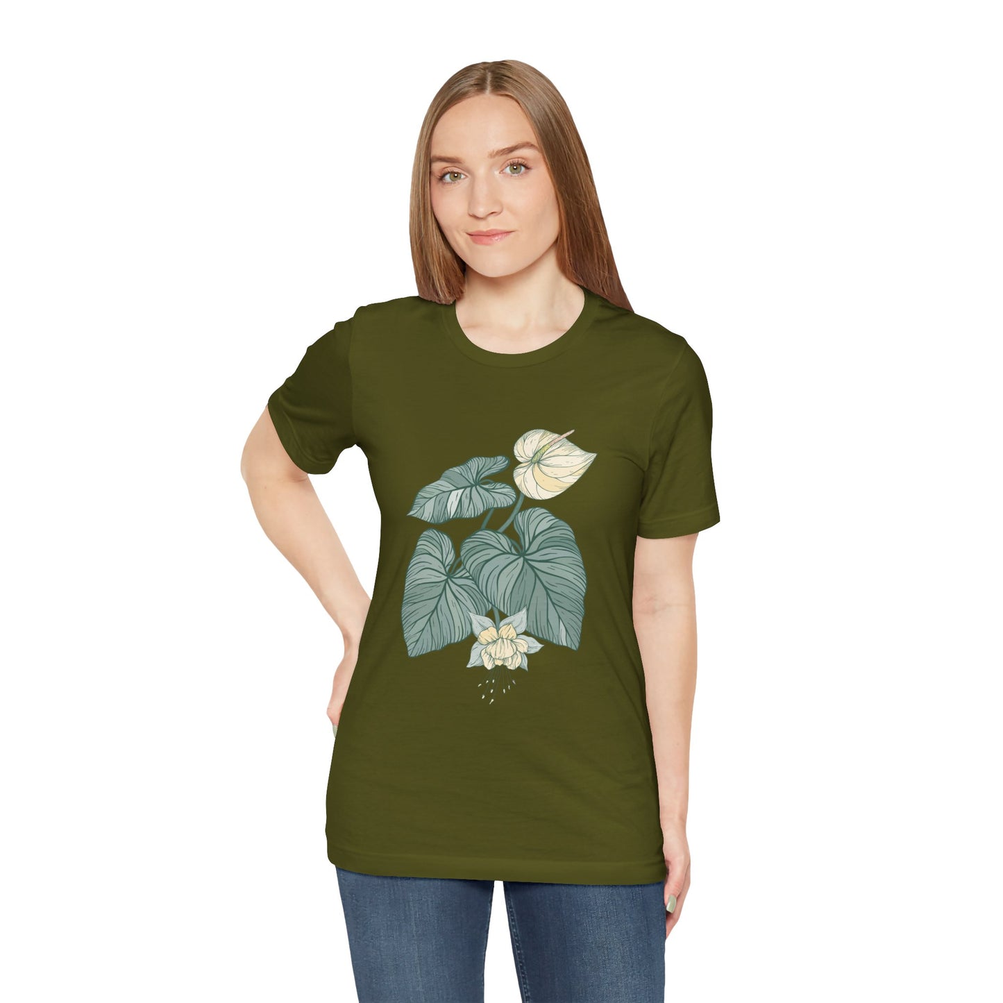 Unisex Basic T-Shirt | Bella + Canvas 300 - Vplants Monstera