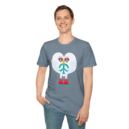 Peace & Love to the World Unisex Softstyle T-Shirt