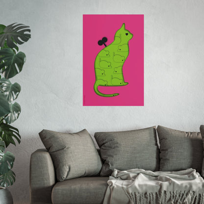 Giclée Fine Art Print  - Coexistence pink